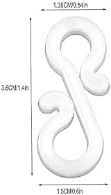 Simply Products Clear Gutter Hooks 50 Pack for Outdoor Lights Clip S Clips view 3
