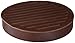 Shepherd Hardware 9067 3-Inch Round Rubber Furniture Cups, Brown, 2- Pack