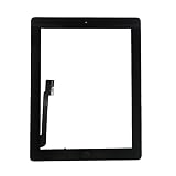 Aiiworld Touch Screen Digitizer Assembled with Home Button Strong Adhesive for iPad 3 3rd Generation A1416 A1403 A1430-Black