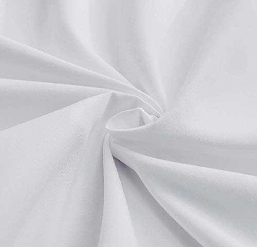 SORMAG Bedding Duvet Cover King Size 3 Piece, Ultra Soft Double Brushed Microfiber Hotel Collection, Duvet Cover with Zipper Closure, White - Thumbnail 5
