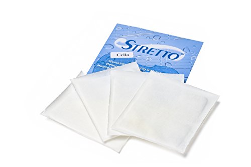 STRETTO 1051B Cello humidifier 1030 incl. 4 Spare humid Bags, White (STR-1051B)
