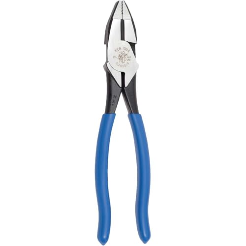 Klein Tools D20008 Side Cutter, 0 V, Blue/Silver, 221 mm
