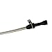 Turbo Flexible Th 350 400 Transmission Dipstick Stainless Braided Firewall Th350(Black Handle)