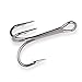 Mustad 3551 Classic Treble Standard Strength Fishing Hooks | Tackle for Fishing Equipment | Comes in Bronz, Nickle, Gold, Blonde Red