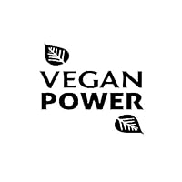 yrxxh Vegan Power Words Wall Decal Sticker Living Room Home Decor Modern Removable Wall Decals Bedroom Health Life Art 42X47Cm