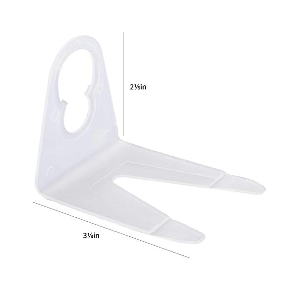 100 Pack Original Shingle Tab Light Clips for C7 C9 Christmas Lights, Christmas Light Plastic