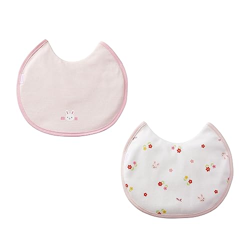 [ミキハウス] 授乳スタイセット スタイ 2枚組 よだれかけ ビブ 授乳 離乳食 はっ水 日本製 男の子 女の子 新生児 ベビー 赤ちゃん ベビー服 出産準備 40-2918-493 ピンク商品画像