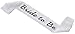 Bachelorette Sash – Bride to Be – Stylish Lace in White, Pink, or Black