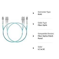 BEYONDTECH LC to SC Fiber Patch Cable Multimode