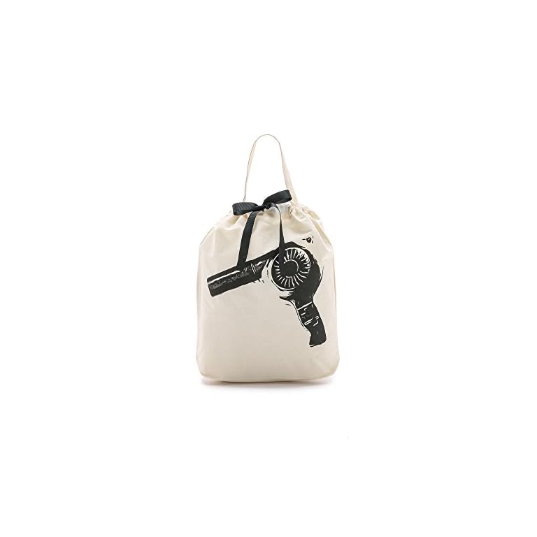 Bag-all Women's Hairdryer Organizing Bag, Natural/Black, One Size