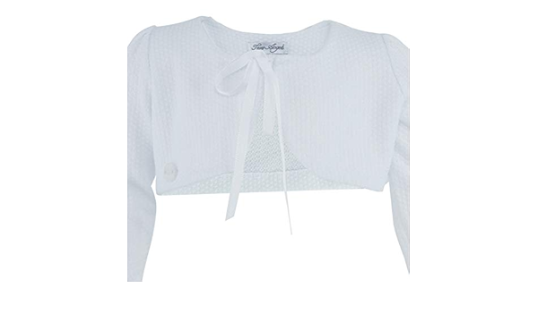 Bolero Infantil Em Malha Branco G 6 A 12 Meses Amazon Com Br