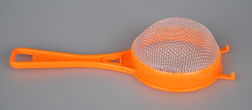 2-1/2" Plastic Strainer with Nylon Mesh - Perfect for Dipping Coins!