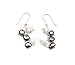 HinsonGayle Freshwater Cultured Pearl & Howlite Dangle Earrings Sterling Silver