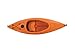 Sun Dolphin Aruba 8 SS Recreational Kayak - Sit-in Kayak - One Person Recreational Kayak - 7 ft 11.5 in - Tangerine - with Paddle