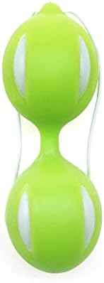 UltraZhyyne Ben Wa Balls Real Skin Softy Love Balls Adorable Blue color double ball Sex Products adult toys vibrators [Green]