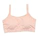VeaRin Big Girls' Cotton Training Crop Bra with Padding,Starter Bras for Girls Pack of 4 White