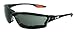 Crews LW312AF Law 3 Gray Anti-Fog Lens Safety Glasses with Bayonet Temple, 1 Pair