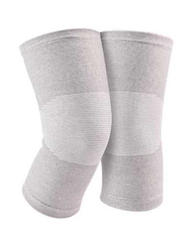Wegitcs 2 Pack Bamboo Compression Knee Sleeves Elastic Warm for Women & Men at Amazon