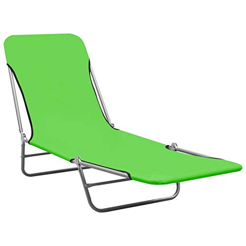 Tidyard Klappliege Sonnenliege 2 Stk.Relaxliege Campingbett Liegestuhl 55 x 182 x 24 cm,Strandliege Gartenliege,Verstellbare Rückenlehne,Campingliege Liege Gartenmöbel ,Belastbarkeit:120 kg – Bild 6