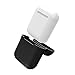 Tutor AirPods Silicone Case Shock Proof Protecitive Cover and Anti-lost Strap and Headphone Case for Apple AirPods (Black)