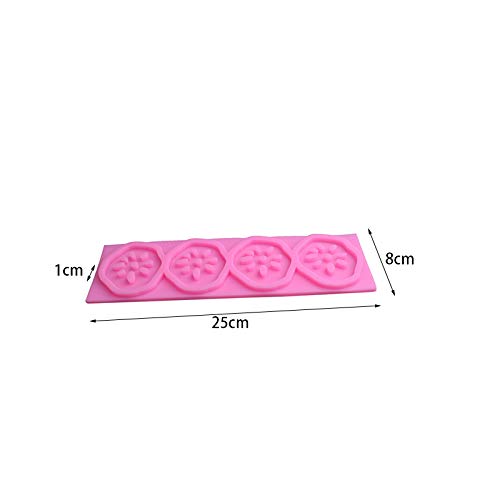 Wnakeli 1Pcs Silicone Cupcake Mould Reusable Kitchen Lotus Root Pattern Baking Dessert Mold Decorating Tool Home Party Wedding - Thumbnail 6