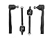 4 PC Suspension Kit: 2 Inner Tie Rod Ends, 2 Outer Tie Rod Ends. Fits Honda Civic & Civic Del Sol / Acura Integra (see description for selected years)