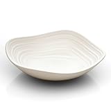Mikasa Swirl White Square Small Fruit Bowl, 6.5-Inch