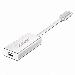 Amiroko USB-C to Mini DisplayPort Adapter, USB 3.1