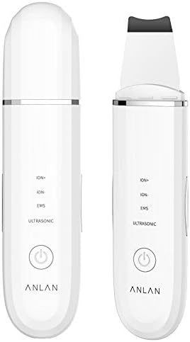 ウォーターピーリング 超音波 美顔器 ANLAN 超音波ピーリング スマートピール 超音波振動 EMSマッサージ イオン導入 イオン導出 USB充電式 毛穴 黒ずみ ニキビ 角栓 角質 皮脂 汚れ除去 たるみ ほうれい線 むくみ 美肌