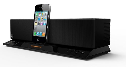 SoundFreaq SFQ-02 Sound Step Bluetooth Speaker System w/Dock for 30-pin Apple iPad/iPod/iPhone + 3.5mm Aux Jack and USB Charging Port - Black