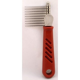 dog grooming comb with blade