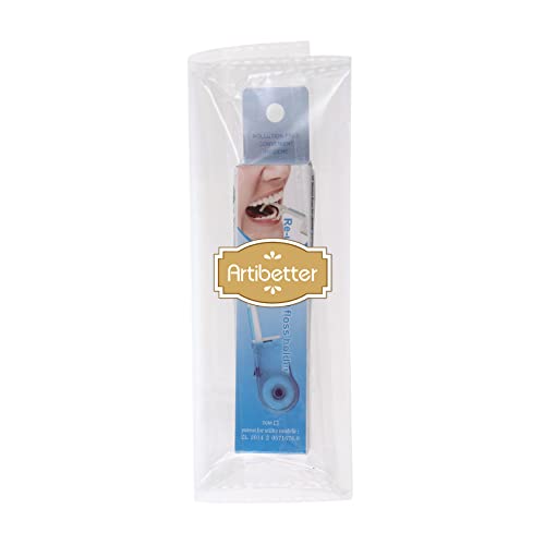 Artibetter Dental Floss Holder Replacement Plastic Portable Organizer Dental Floss Rack Holder