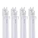 Barrina LED Light Bulb T8 4ft Replacement for Fluorescent Tubes, 24W 6000K Super Brightness Daylight White, Dual-End Powered, ETL Listed,Long Lasting,8 Packs