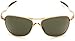 Oakley Men's Oo4060 Crosshair Aviator Sunglasses, Polished Gold/Dark Grey, 61 millimeters