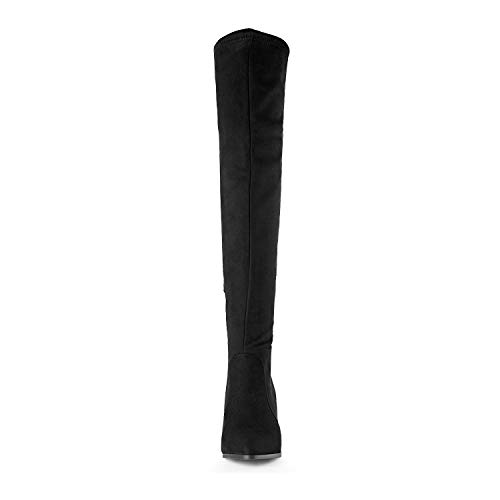 DREAM-PAIRS-Womens-Thigh-High-Boots-Over-The-Knee-Stretch-Block-Heel-Fashion-Long-Boots