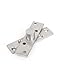 uxcell 100mm x 25mm Hardware Stainless Steel Door Pivot Hinge 2 Pair