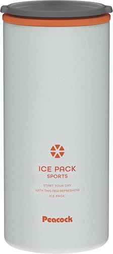 ピーコック アイスパック スポーツ 布氷のうタイプ 携帯氷のう 保冷 ビッグサイズ 魔法瓶構造 真空断熱 スモーキーホワイト ABC-150 WSM