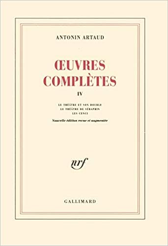 œuvres Completes 4 Blanche French Edition Artaud Antonin 9782070297610 Amazon Com Books