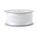 Satin Edge Organza Ribbon, 1 1/2-Inch 25 Yards (White)