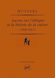 Leçons sur l'éthique et la théorie de la valeur, 1908-1914