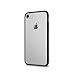 Luvvitt Clear View Case with Hybrid Scratch Resistant Back Cover and Shock Absorbing Bumper for Apple iPhone 7 (2016) iPhone 8 (2017) and iPhone SE (2020) - Black