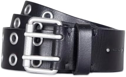 Women\'s 1.5 Inch Leather Belt with Hexagon Buckle, Adjustable Sizing AllSaints Women main image 2