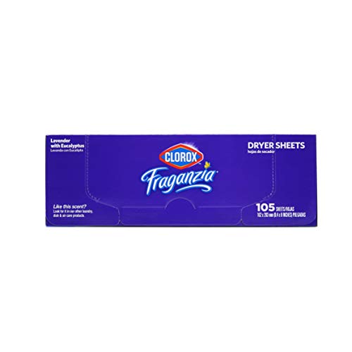 Clorox BB0191 Fraganzia Fabric Softener Dryer Sheets Scented