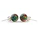 Trustmark 925 Sterling Silver 8mm Black Created Opal Ball Stud Post Earrings, Aurora