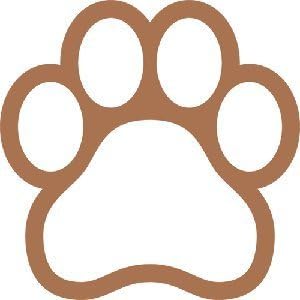 Amazon Co Jp 犬の肉球マーク 車用マグネットシート 磁力を施してありますので冷蔵庫やデスク周りにもどうぞ 車 バイク