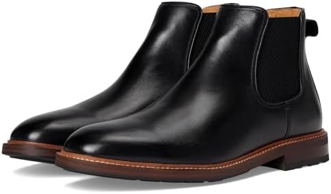 Amazon.com | Nunn Bush 1912 Plain Toe Chelsea Boot Black 7.5 