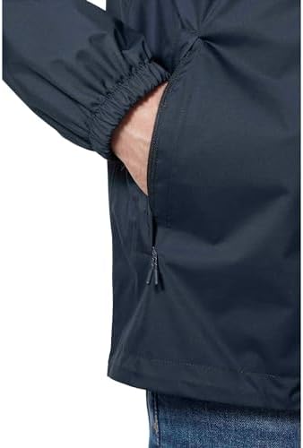 Hombres Chaqueta impermeable Vancouver, Azul Marino, S