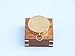 Hampton Nautical Solid Brass Gentlemen's Compass with Rosewood Box, 4