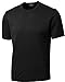 DRIEQUIP Men's Short Sleeve Moisture Wicking T-Shirt-XLT-Black