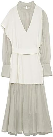 スナイデル ベストセットシアーワンピ Swfo5028 レディース Lbeg Free Size Regularr ワンピース チュニック 通販 Amazon